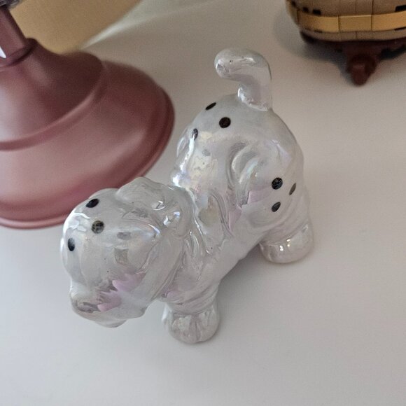 Kitsch Vintage Porcelain Dalmatian Puppy Figurine with Pink Nose - Picture 3 of 7